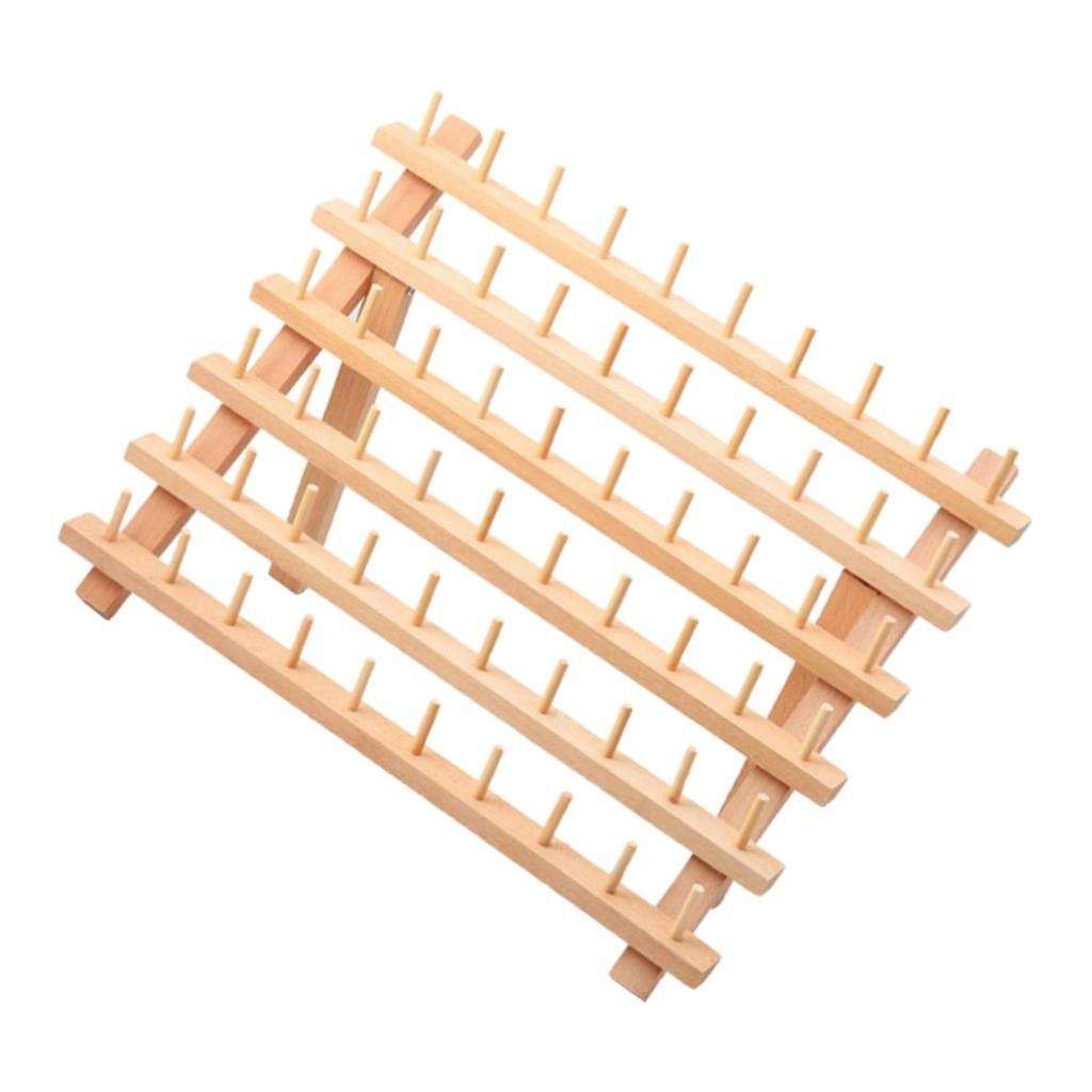 Wooden Spool Thread Rack/Thread Holder Organizer For Embroidery 60
