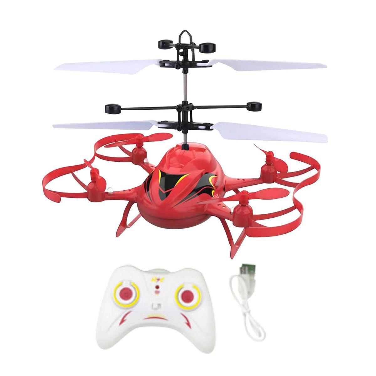 RC Induction Helicopter Toy USB Charging Airplane  C