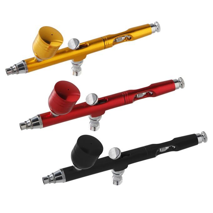 Portable Air Brush Set Cordless 7cc 0.3mm Nozzles Airbrush For Red