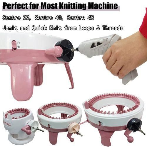 Knitting Machine Drill Attachment For Sentro