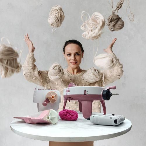 Knitting Machine Drill Attachment For Sentro
