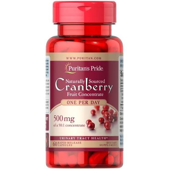 Cranberry Fruit Concentrate 500mg - 60 Capsules