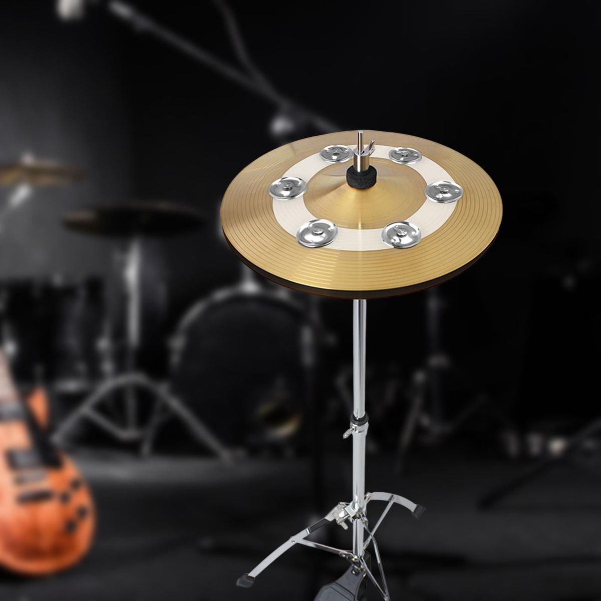 Cymbal Rings Durable Hihat Tambourine Drum Set Performance