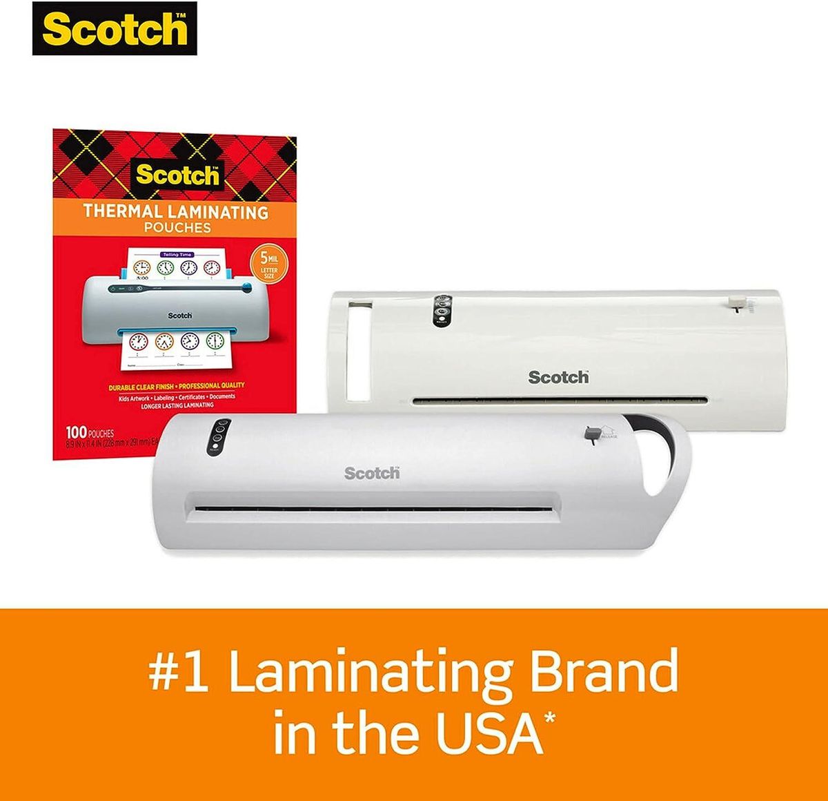 Scotch Thermal Laminator, 2 Roller System for a Professional Finish (TL901X)