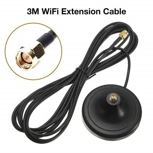 SMA Male To Female 3G 4G Antenna Carrier Extender/WiFi RP-SMA Magnetic Base