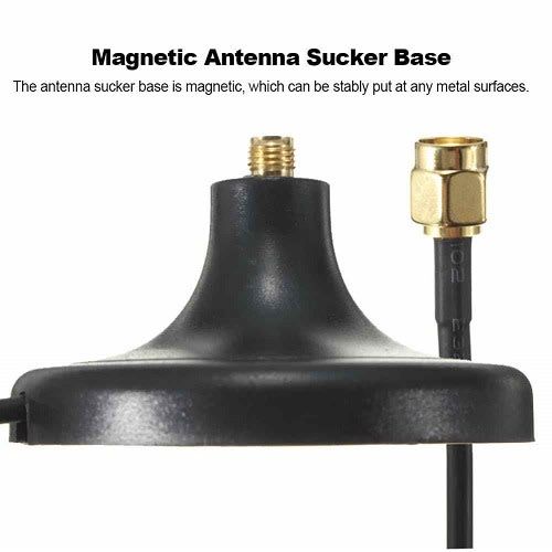 SMA Male To Female 3G 4G Antenna Carrier Extender/WiFi RP-SMA Magnetic Base