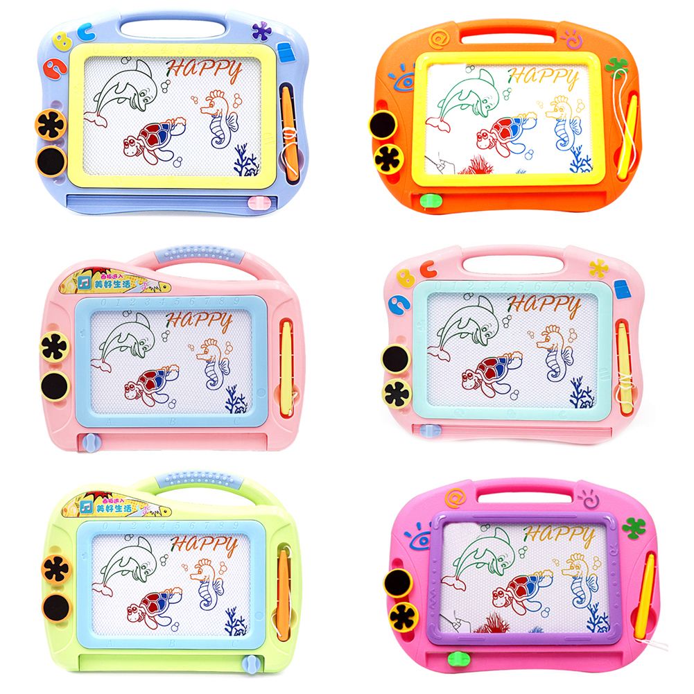 Children Colorful Magnetic Drawing Board Sketch Doodle Writing Pad Kids Education Toy Gift