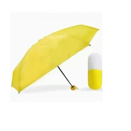 Anti-uv Folding Capsule Umbrella With Case