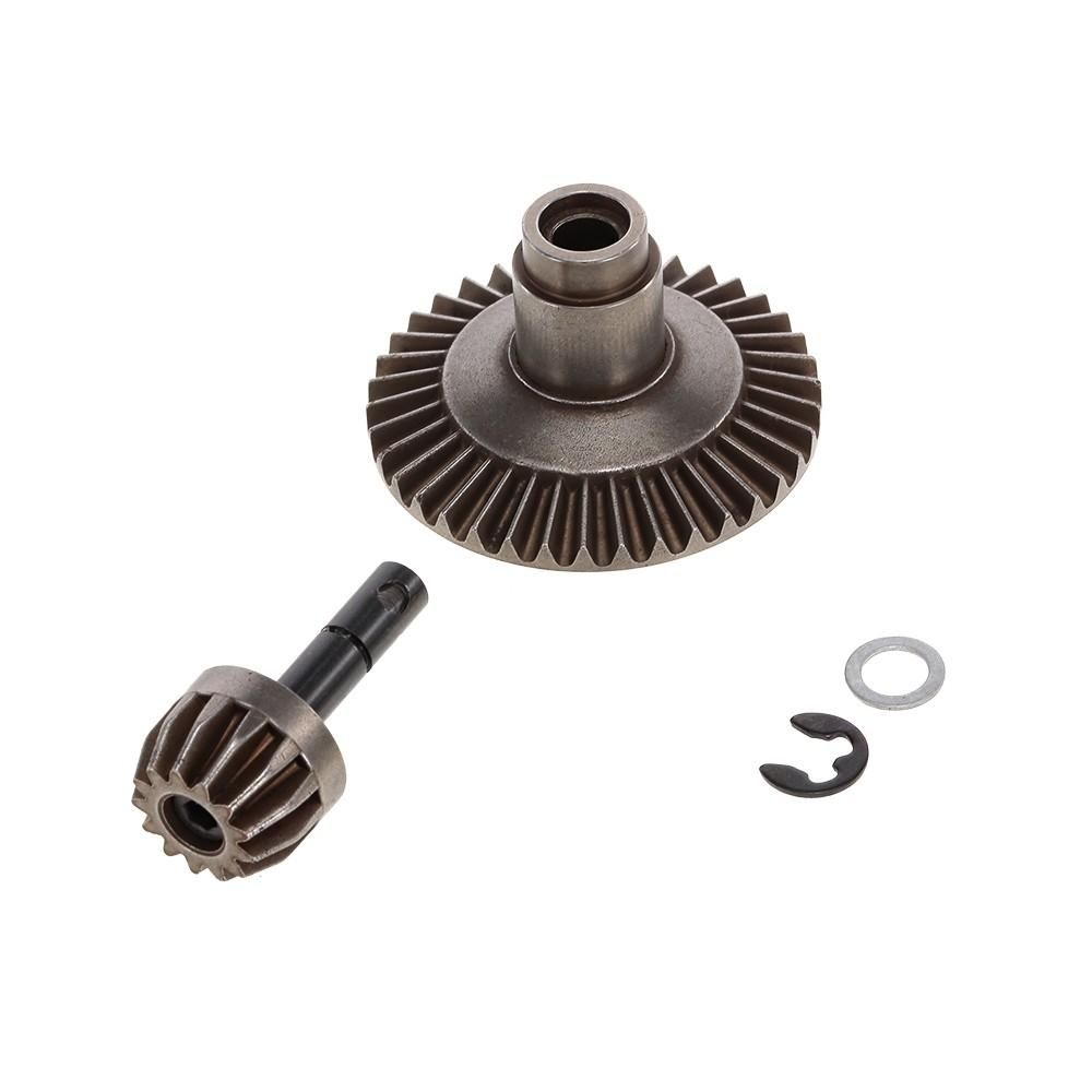 13T 38T Metal Crown Gear Differential Main Gear Combo Set for Front/ Rear Axle Axial SCX10 90021 90022 RC Off-Road Buggy Monster Truck Car