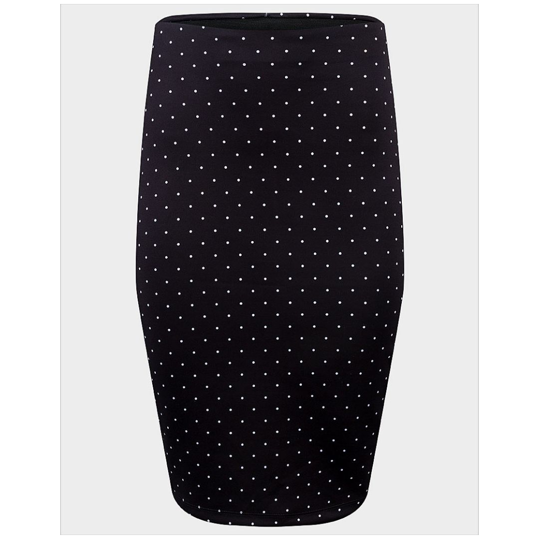 Mfed Ladies Polka Dot Pencil Skirt