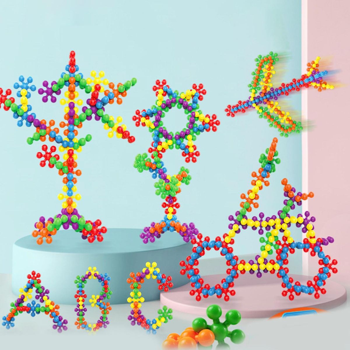 Brick Toys Snow Flower Brain Game