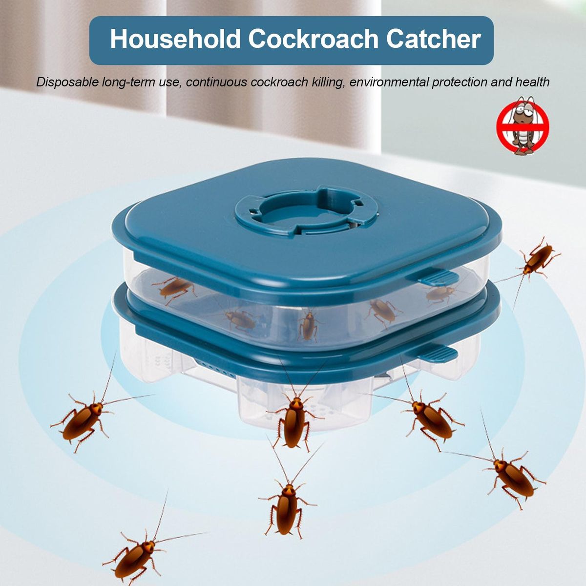 Cockroach Catcher 360 Degree All Round Cockroach Catcher