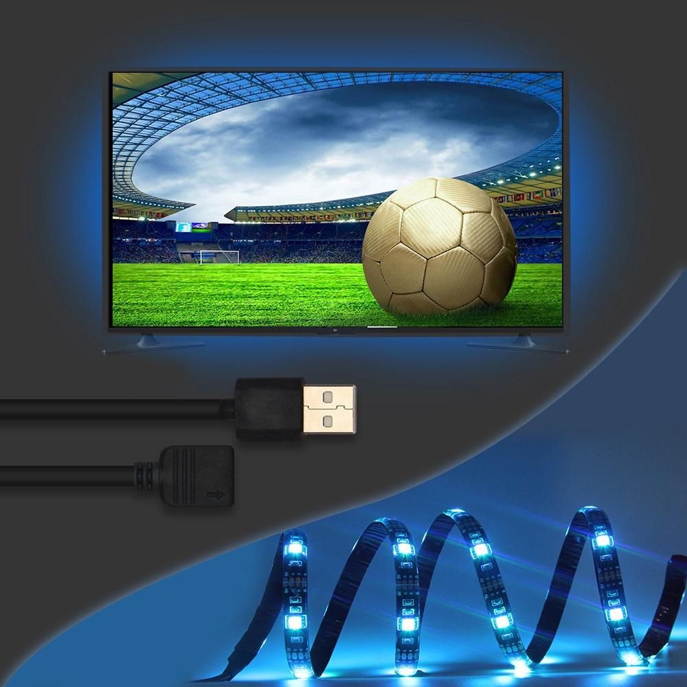 LED Light is Not Waterproof 2835Rgb 3 Button Remote Control 5V Flexible Light with Bedroom Decoration Light 1Meter