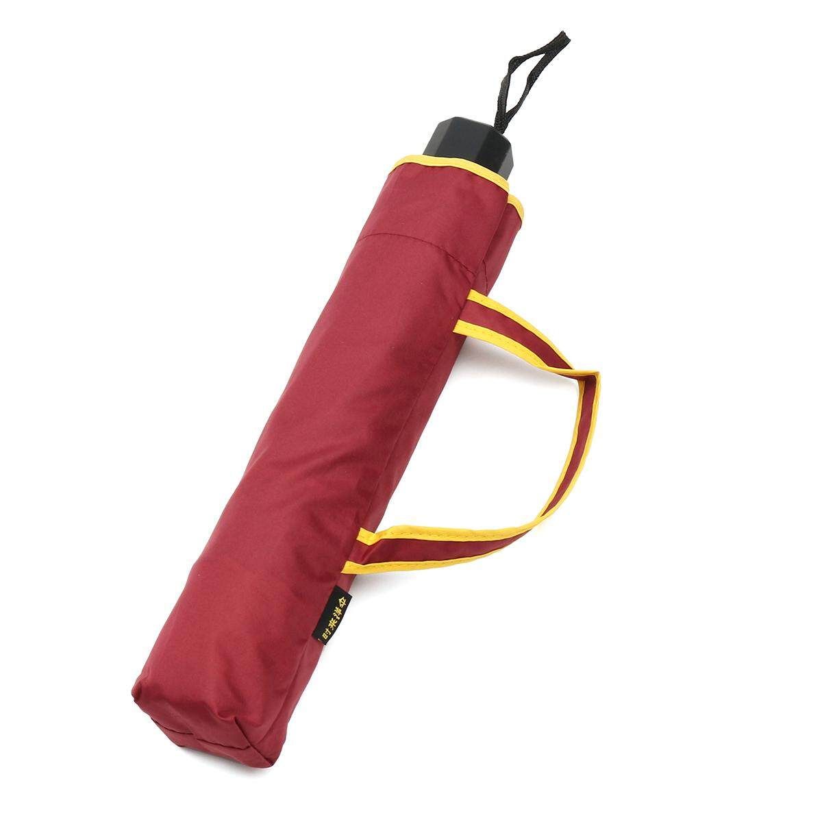 LARGE Folding Rain Anti-UV Windproof Big Oversized For Men Women Red (red)