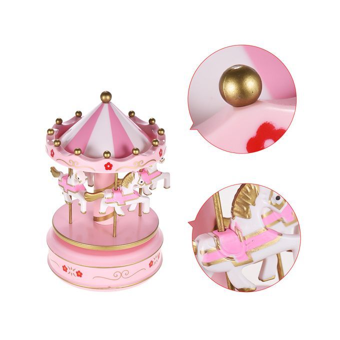 Merry-Go-Round Carousel Music Box Classical Melody Birthday
