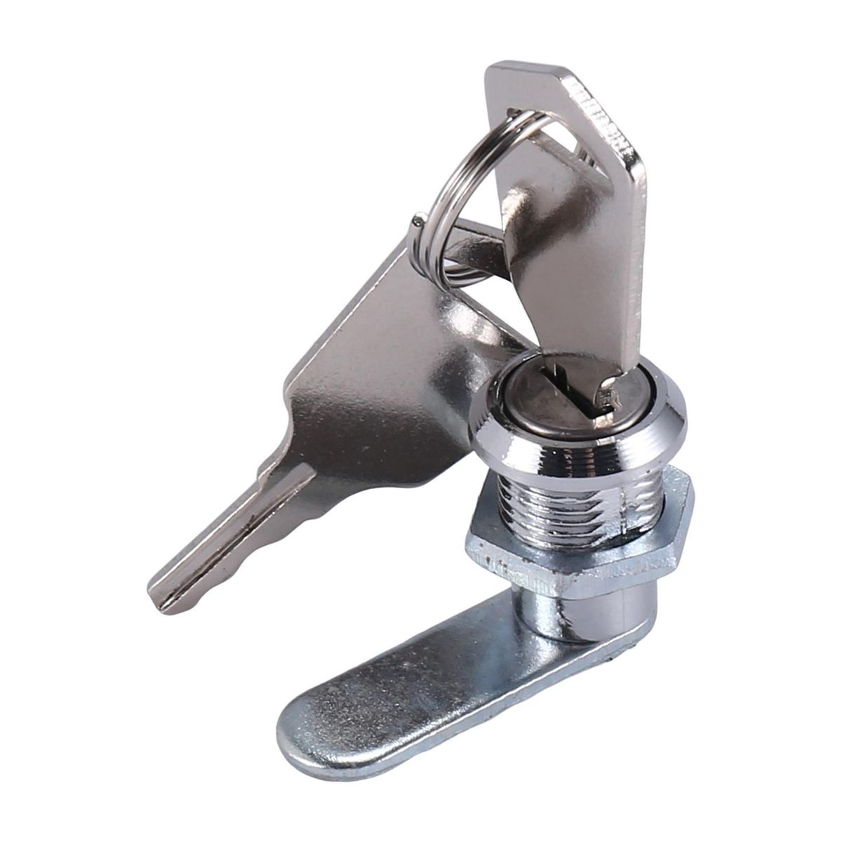 Cam Lock Desk Drawer Lock 16MM  2 Keys for Cupboard File Cabinet