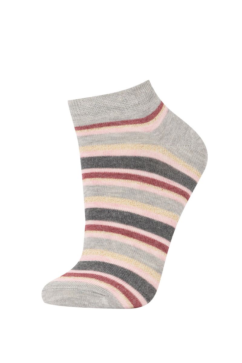 Woman Low Cut 3 Low Cut Socks-Bordeaux