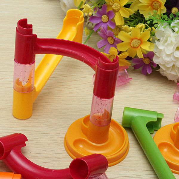 116pcs Building Blocks Marble Run Race Game Construct Creative Towers Kids Gift