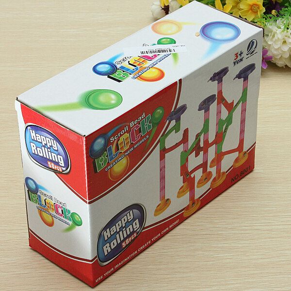 116pcs Building Blocks Marble Run Race Game Construct Creative Towers Kids Gift