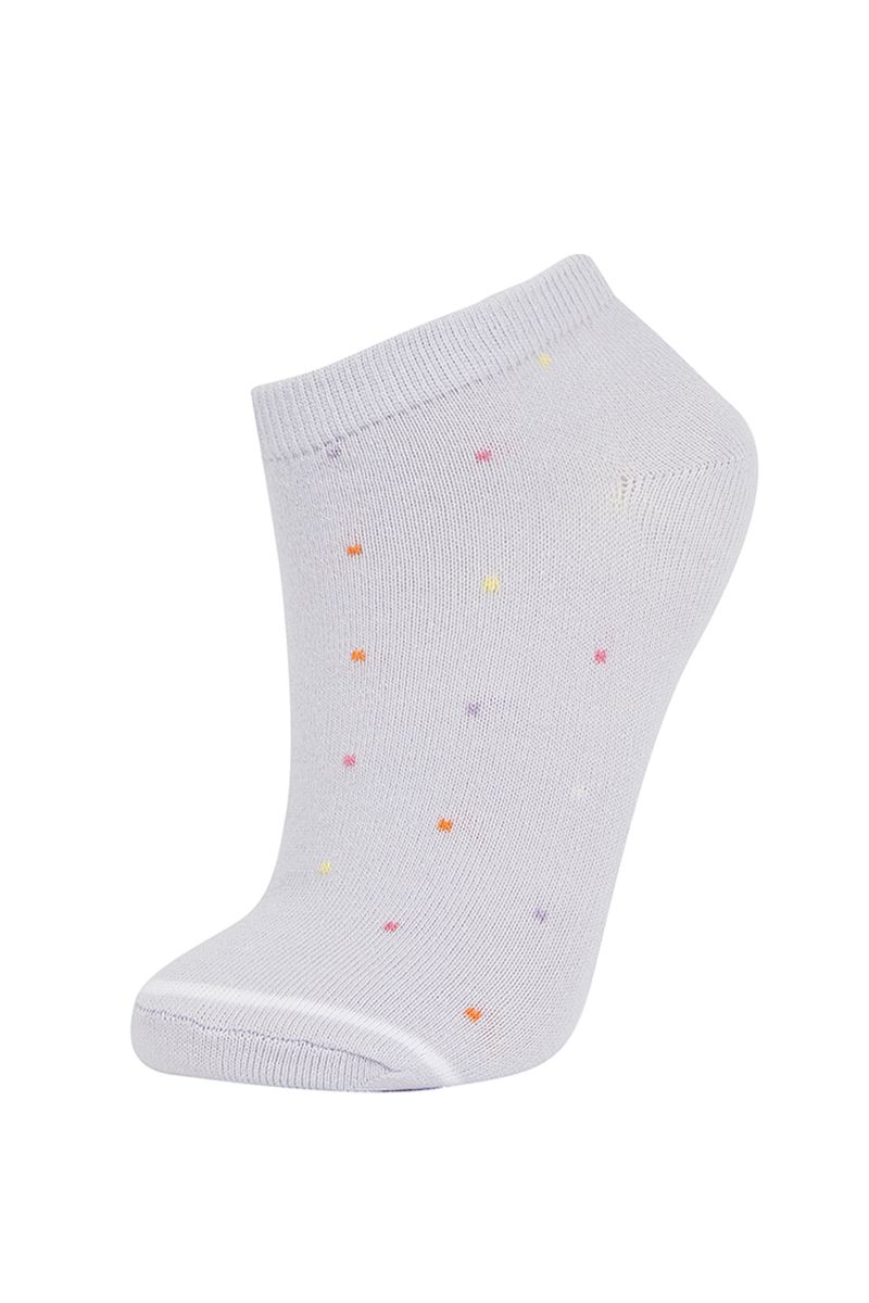 Woman Low Cut 3 Low Cut Socks-Grey