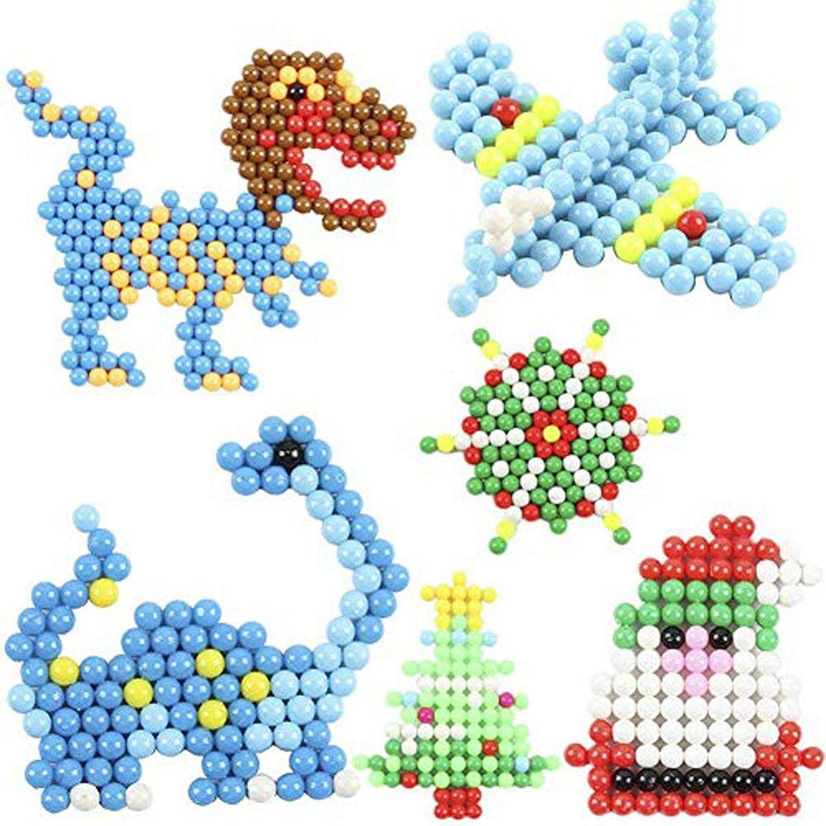 6000Pcs Aqua Refill Water Bead DIY Sticky Fuse Beads Puzzle Art Craft Toys