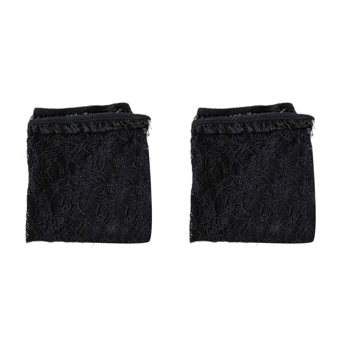 1 Pair Women Socks Lightweight Decorative Moisture Black