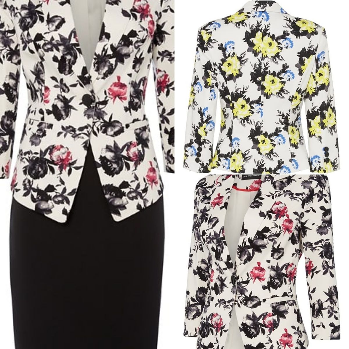 Turkey Floral Designer Skirt Suit-Pink Multicolour