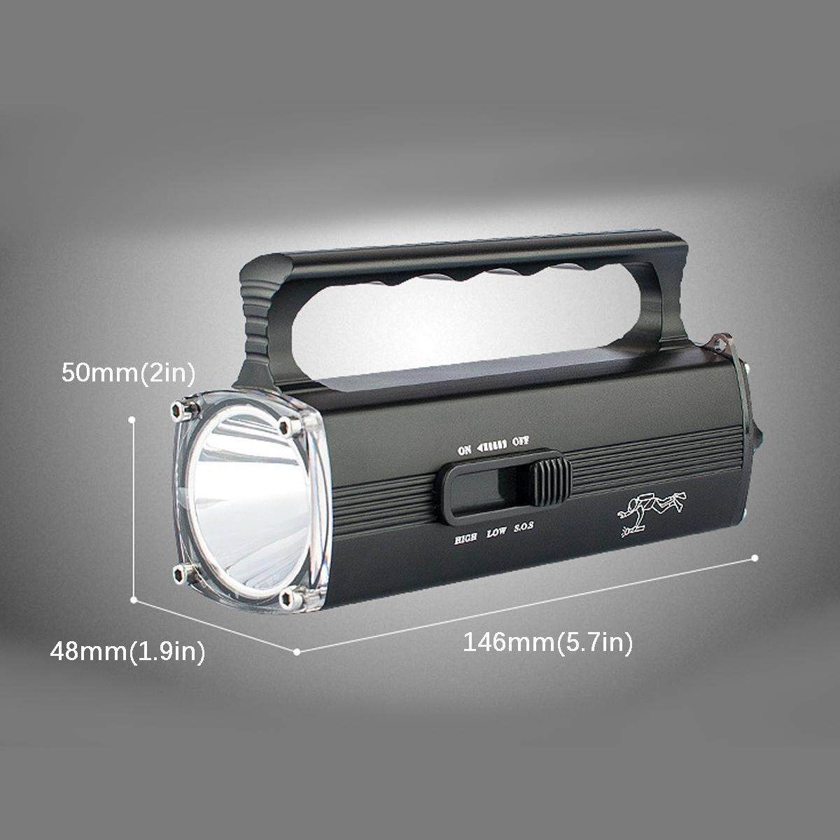 220V 10W 3Modes Light Diving Torch Scuba Diving Flashlight Underwater Searchlight 5400mAh Powerful LED Light 300m