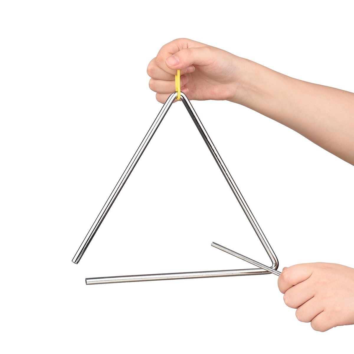 10 Inch Triangle Bell Triangolo With Metal Mallet Idiophone