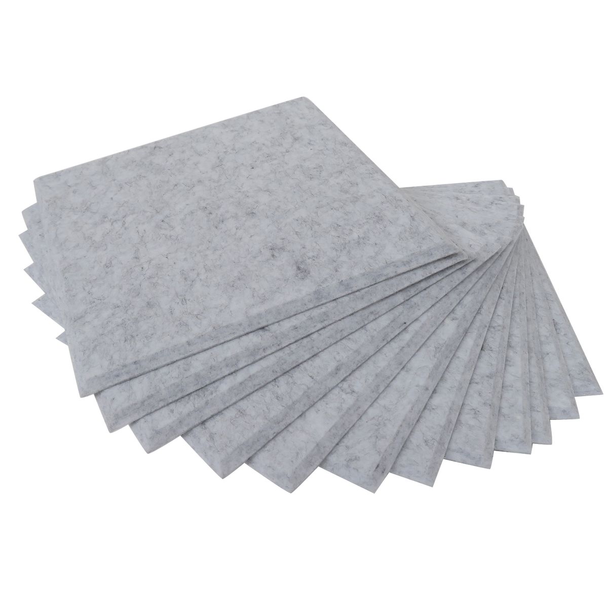 12Pcs Polyester Fiber Acoustic Panels High Density Acoustic