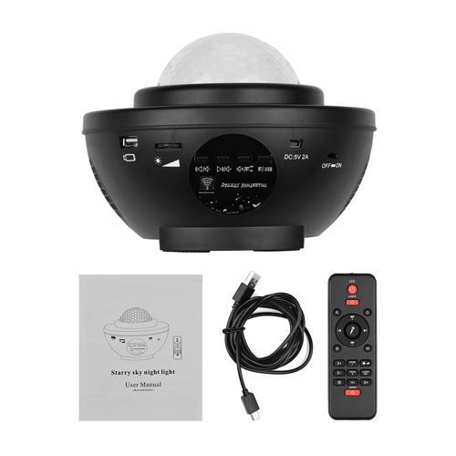 Ammoon IGB-B45RG LED Galaxy Starry Projector Lamp Light BT