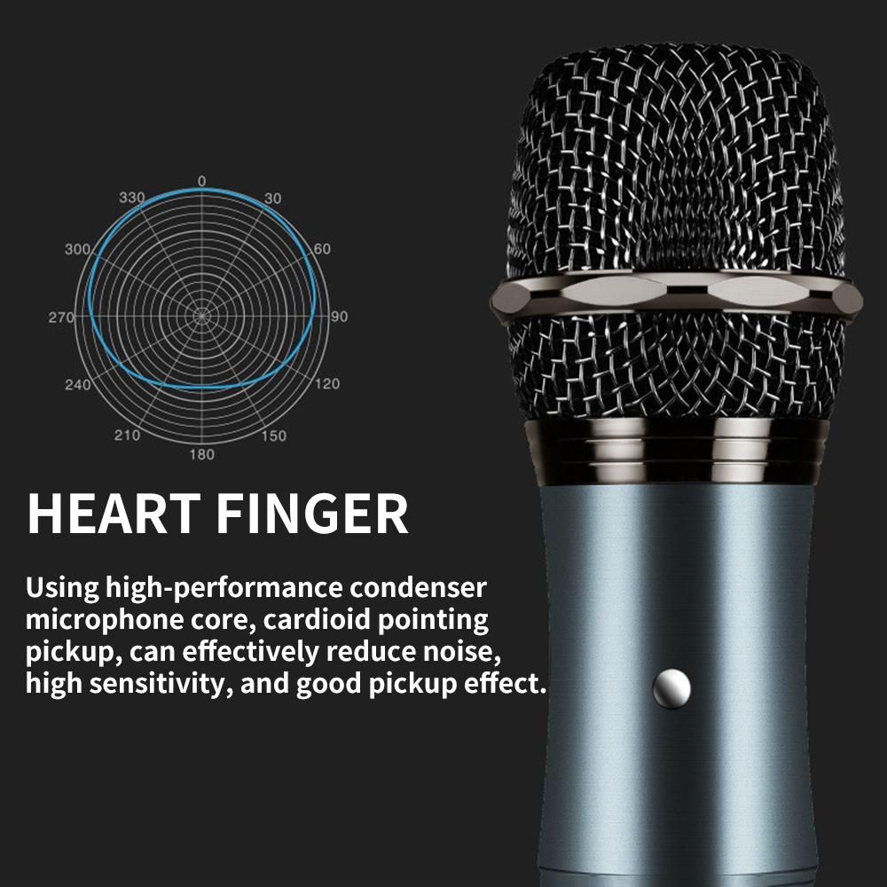 USB Microphone for Computer,Professional Recording Condenser Microphone Compatible with Stand for PC, Laptop,iPad