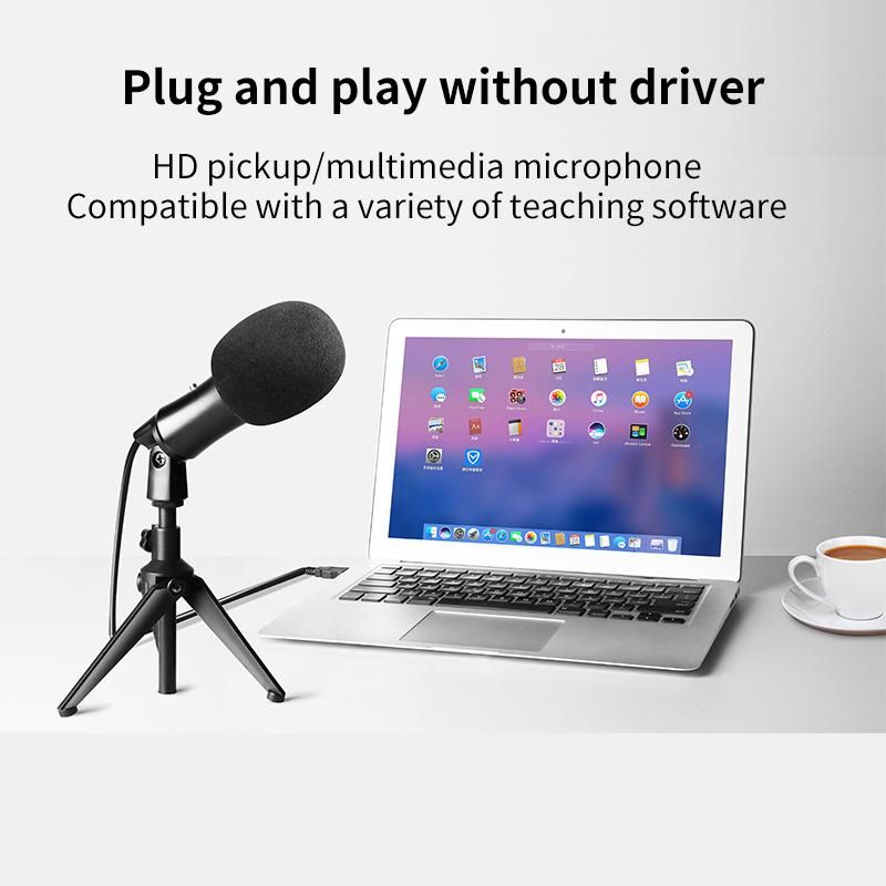 USB Microphone for Computer,Professional Recording Condenser Microphone Compatible with Stand for PC, Laptop,iPad