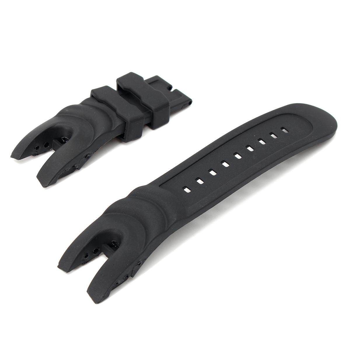 Black Rubber Wristwatch Watch Band Strap For Reserve Collection Venom Black (black)