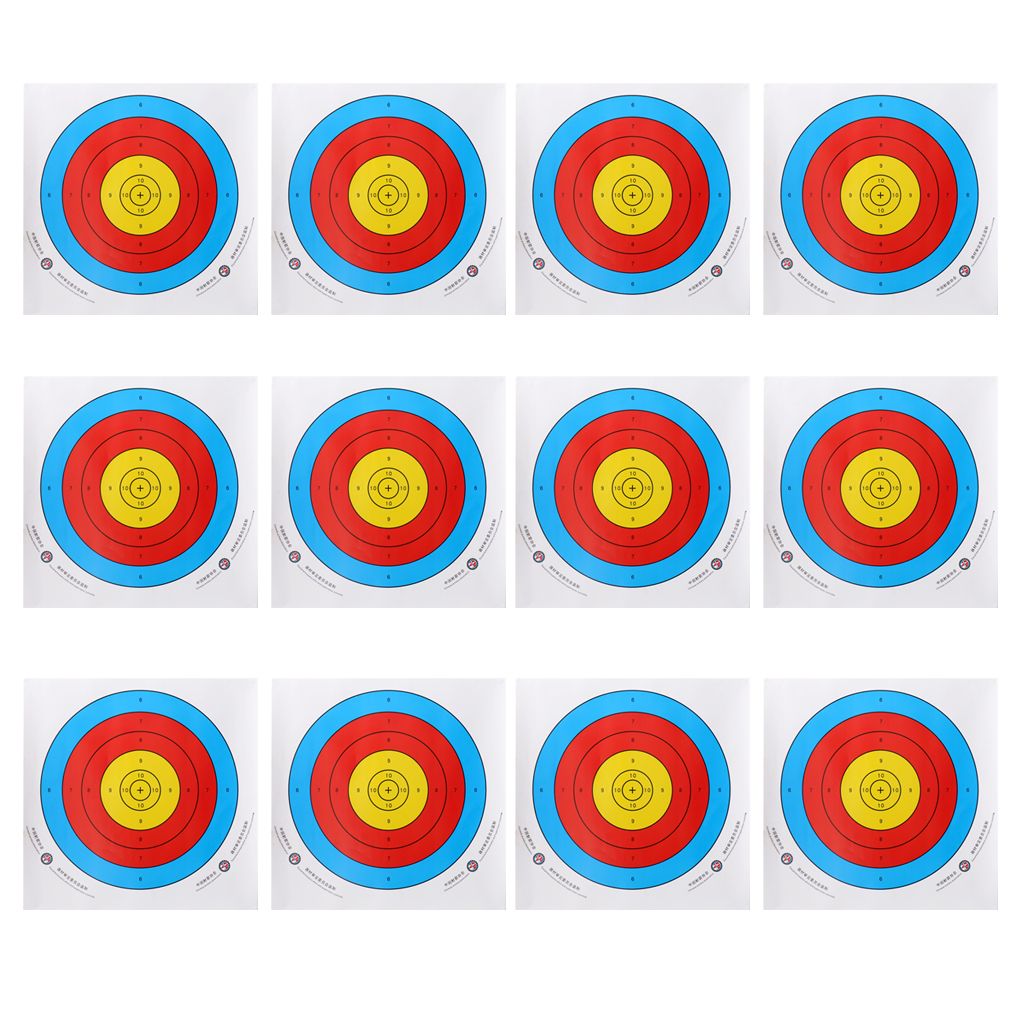Pack Of 12 Pro  Paper  For Bow Hunting  Practice