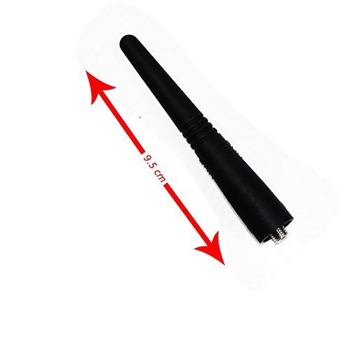 HT UHF 403-470MHZ ANTENNA WALKIE TALKIE 9.5CM FOR MOTOROLA CP125 CP185 CP200D PR860 (BLACK)