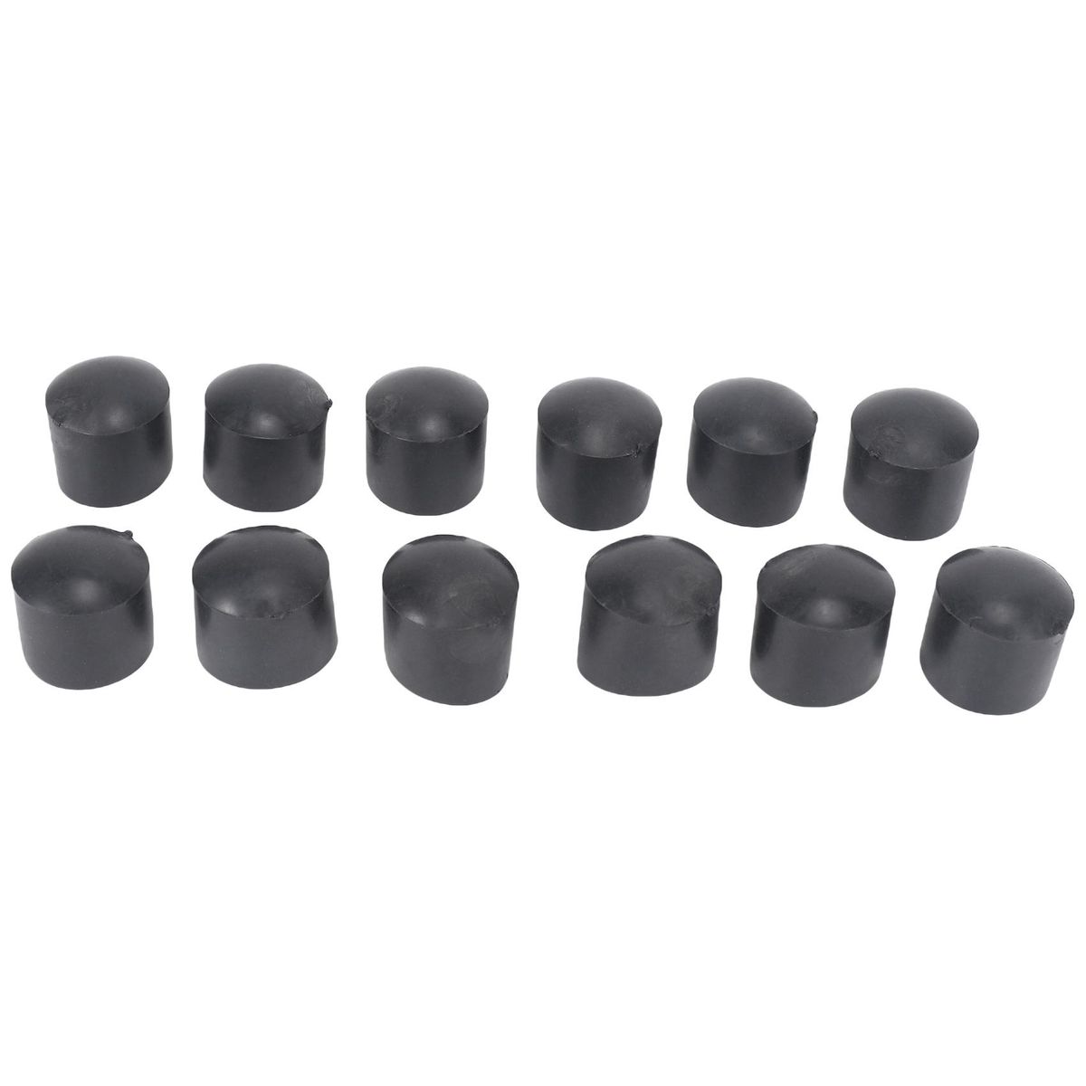 12 Pcs 16mm Inner Rubber Foot Caps Pipe Caps Protective Caps Chair Caps Cap
