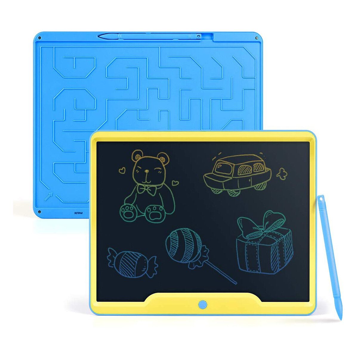 LEPAI WW1903-D-Z 15-inch Children's LCD Writing Tablet Digital Graffiti Drawing Board Electronic Handwriting Notepad With Pen Blue