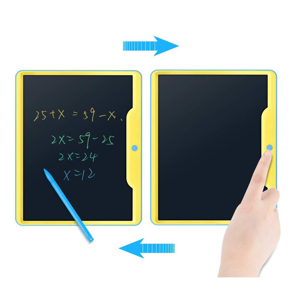 LEPAI WW1903-D-Z 15-inch Children's LCD Writing Tablet Digital Graffiti Drawing Board Electronic Handwriting Notepad With Pen Blue