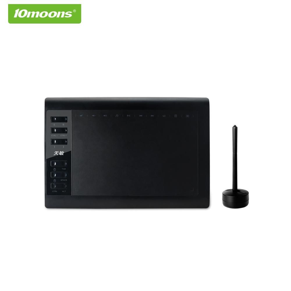 G10 10x6 Inch Graphic Drawing Tablet 8192 Levels Digital Tablet  Passive Pen for Laptop Tablet Mobile Phone