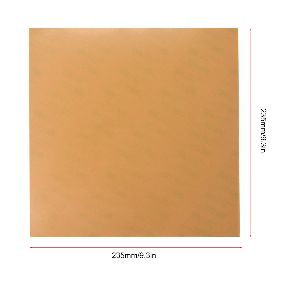 235*235mm PEI Build Surface Plate High Temperature Resistant