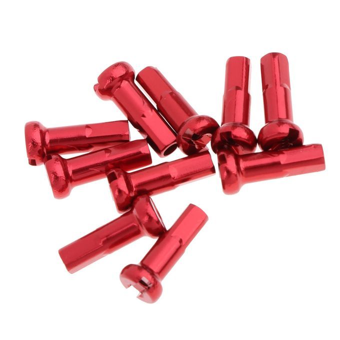 10 Count Bike 14G Spoke Nipples End Caps Ends MTB Road Bicycle Red