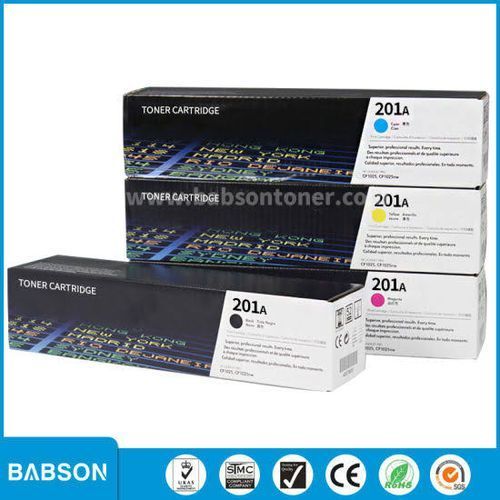 Genuine Compatible 201a Toner Cartridge(cyan,yellow,magenta,black)