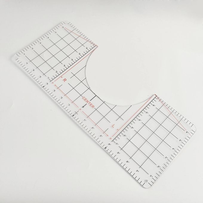 T-Shirt Guide Ruler Alignment Tool Centering Printing Quilting