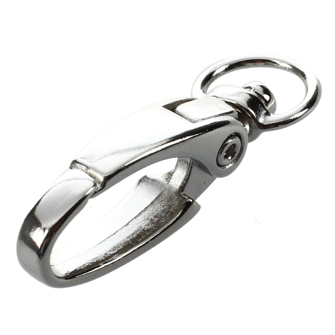 10 Pcs D Swivel Trigger Clips Hooks Metal Key Ring Lobster C