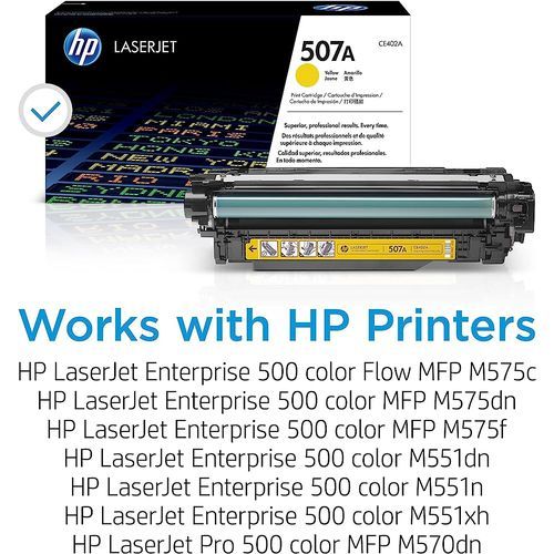 100% Genuine Original 507a LaserJet Toner Cartridge,All 4 Colours In One Shipping. (black, Cyan, Magenta, Yellow)