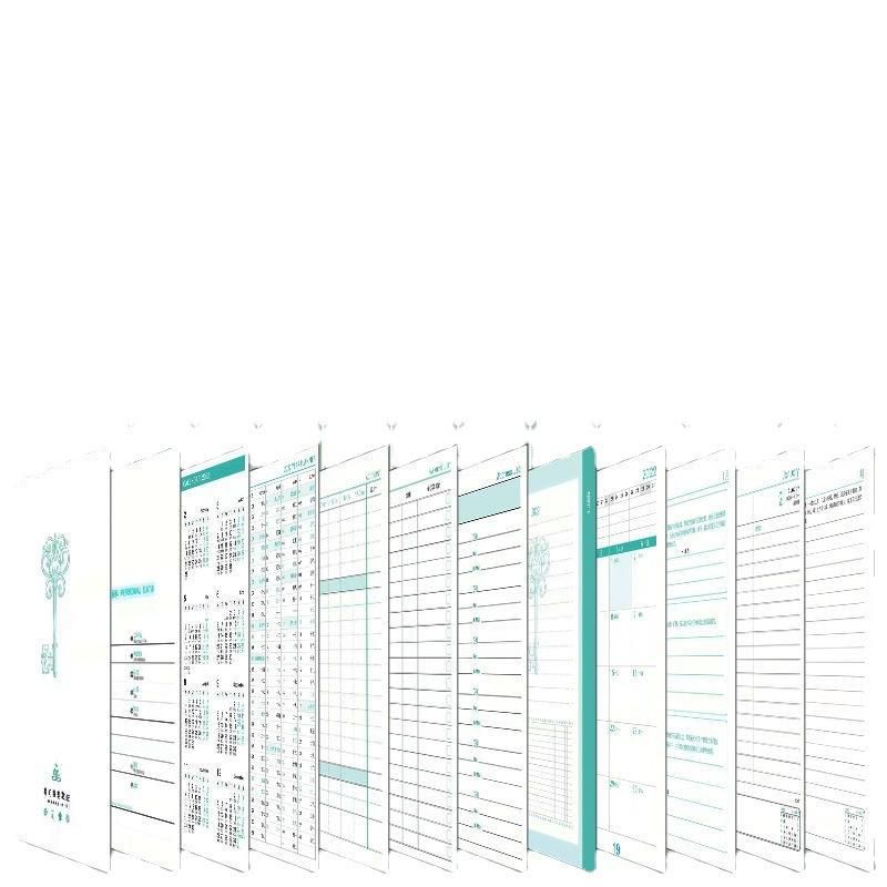 Notebook 2023 Schedule Book Notebook Diary Business Self-Discipline Clock-in Time Management 365 Days Efficiency Manual