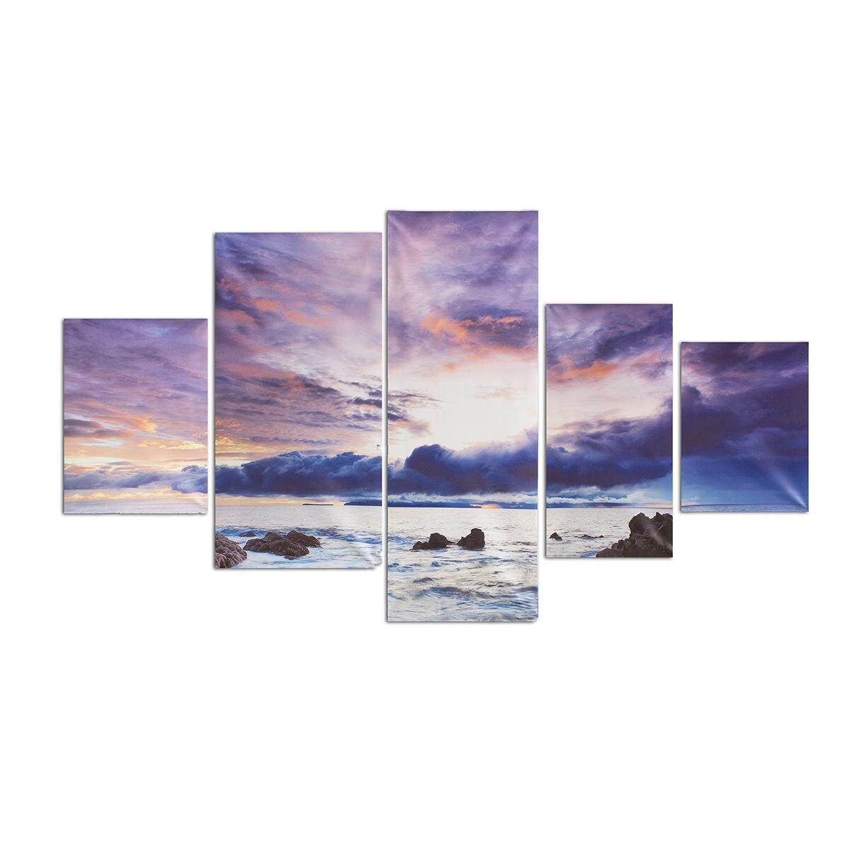 5Pcs/set HD Canvas Print Wall Art Scenery Picture Home Decor No Frame
