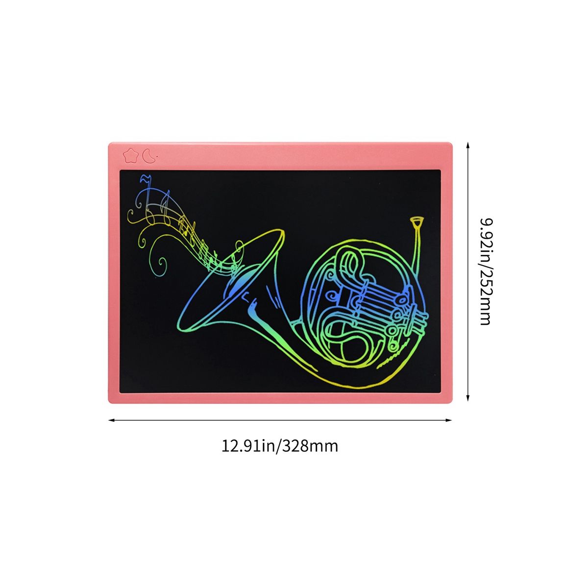 School Season LCD Writing 16Inch Color Rechargeable Electronic, Pink