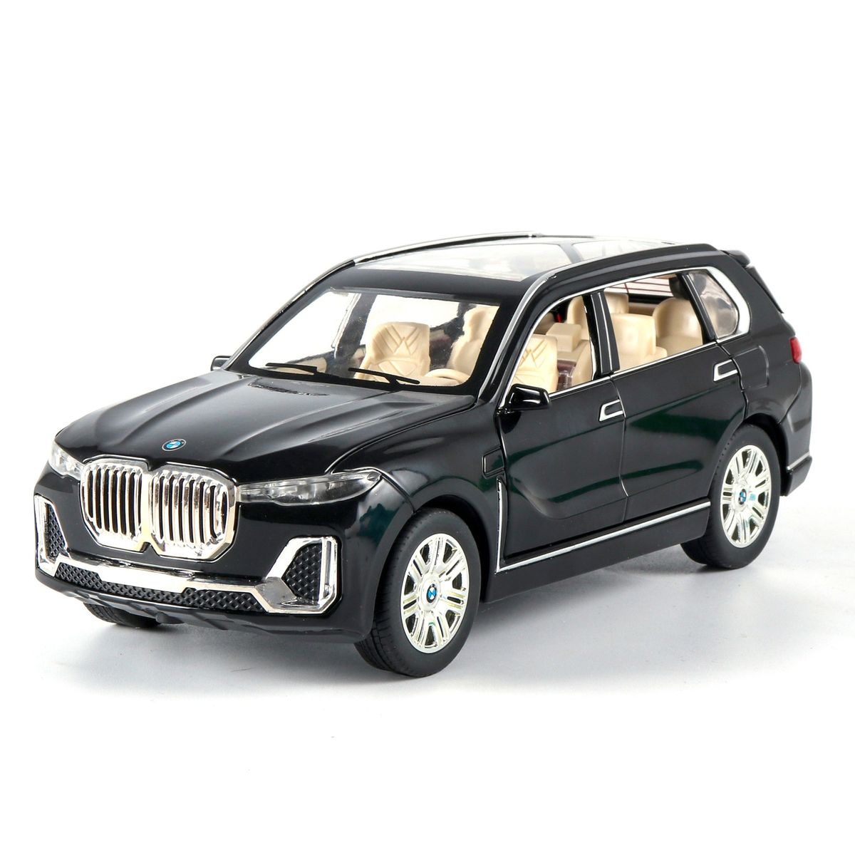 1:24 Diecast Alloy Car Model For Bmw X7 Doors Can Be Opened